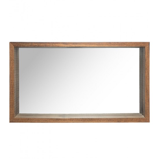 Bandeja Madeira 33,5cm por 19cm e 4,5cm Altura Espelhada Coquinho